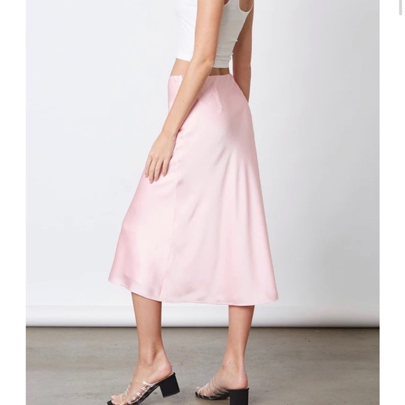 Jackie Jon pink midi skirt sz 4 - Picture 4 of 6